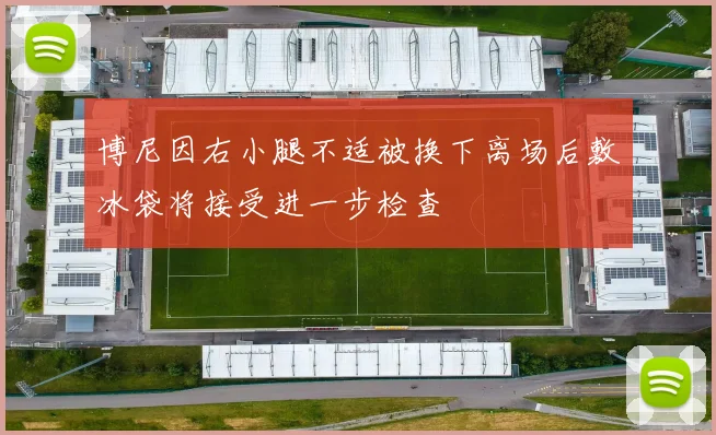 博尼因右小腿不适被换下离场后敷冰袋将接受进一步检查